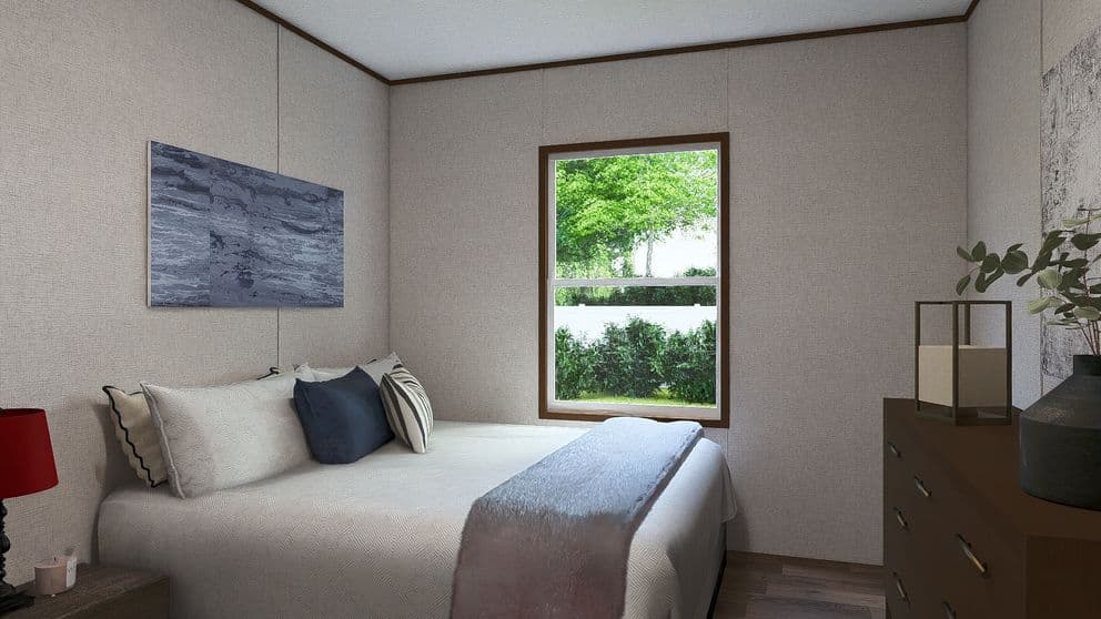 Oak  bedroom home features