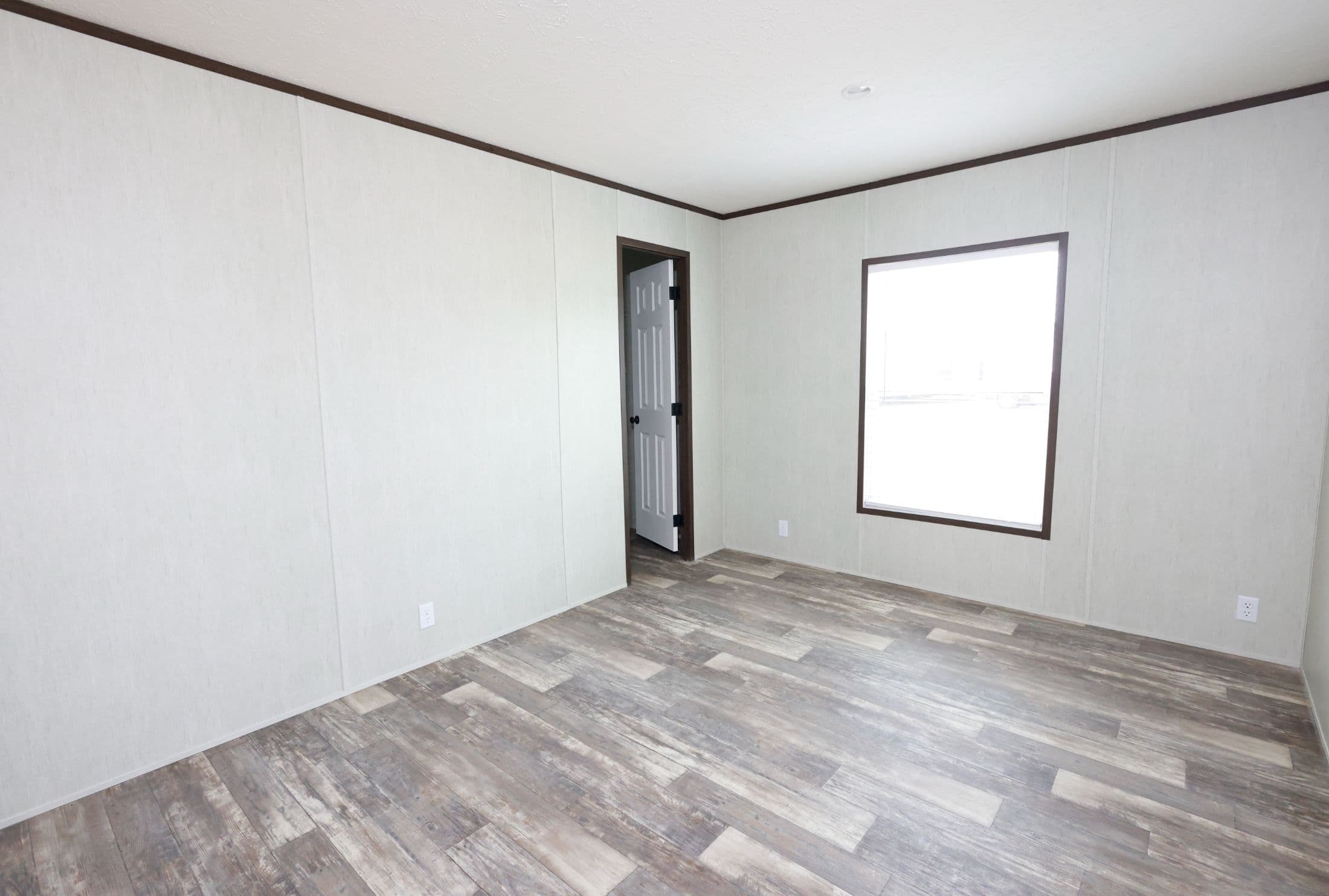 The park place bedroom home features