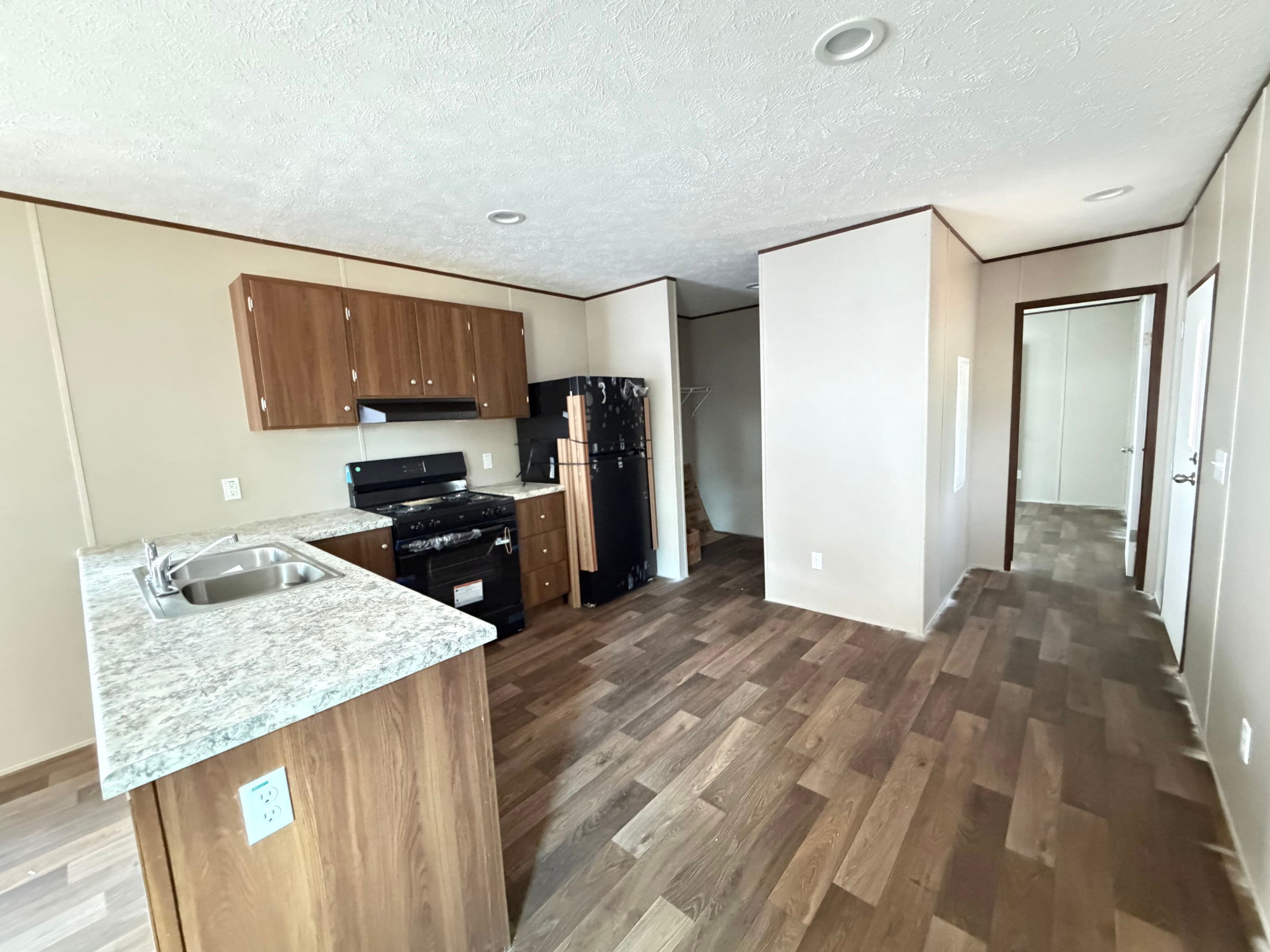 Hickory kitchen home features