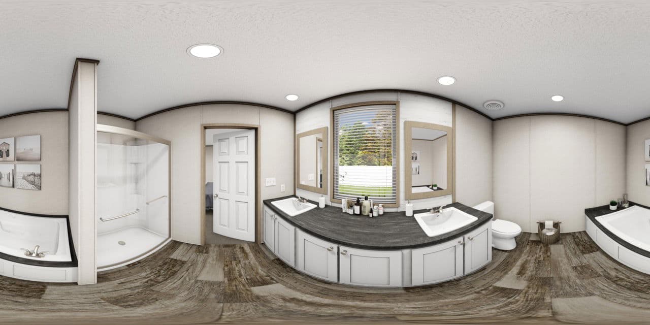 The southern farmhouse 1585 bathroom home features