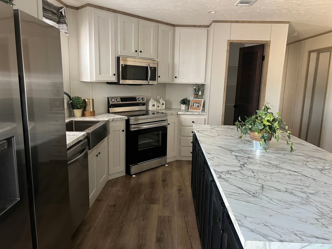 The bayside kitchen home features