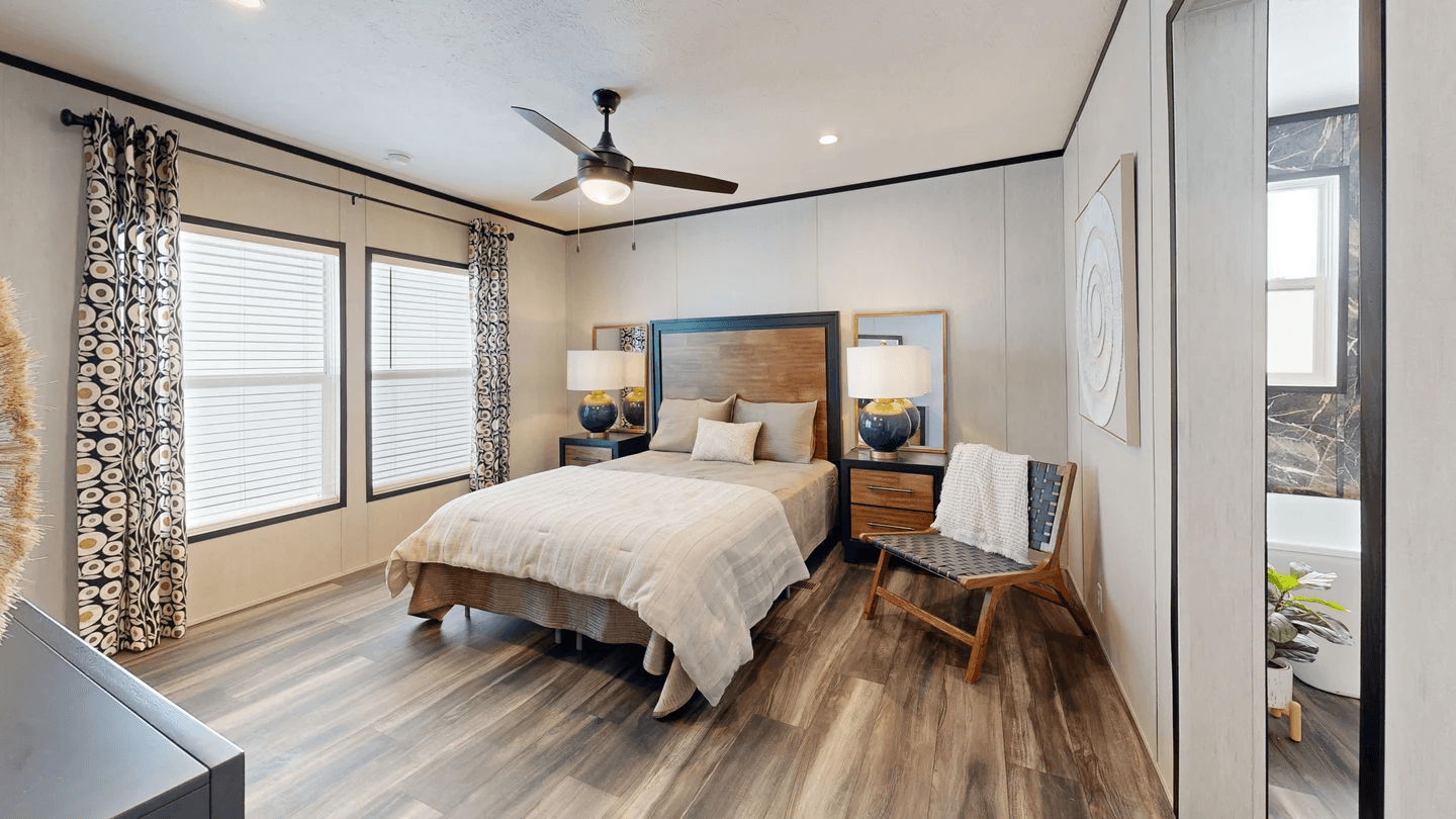 Dark nova bedroom home features