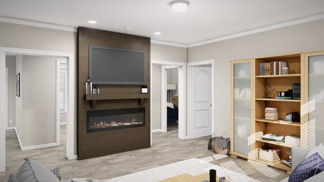 The riviera interior home features