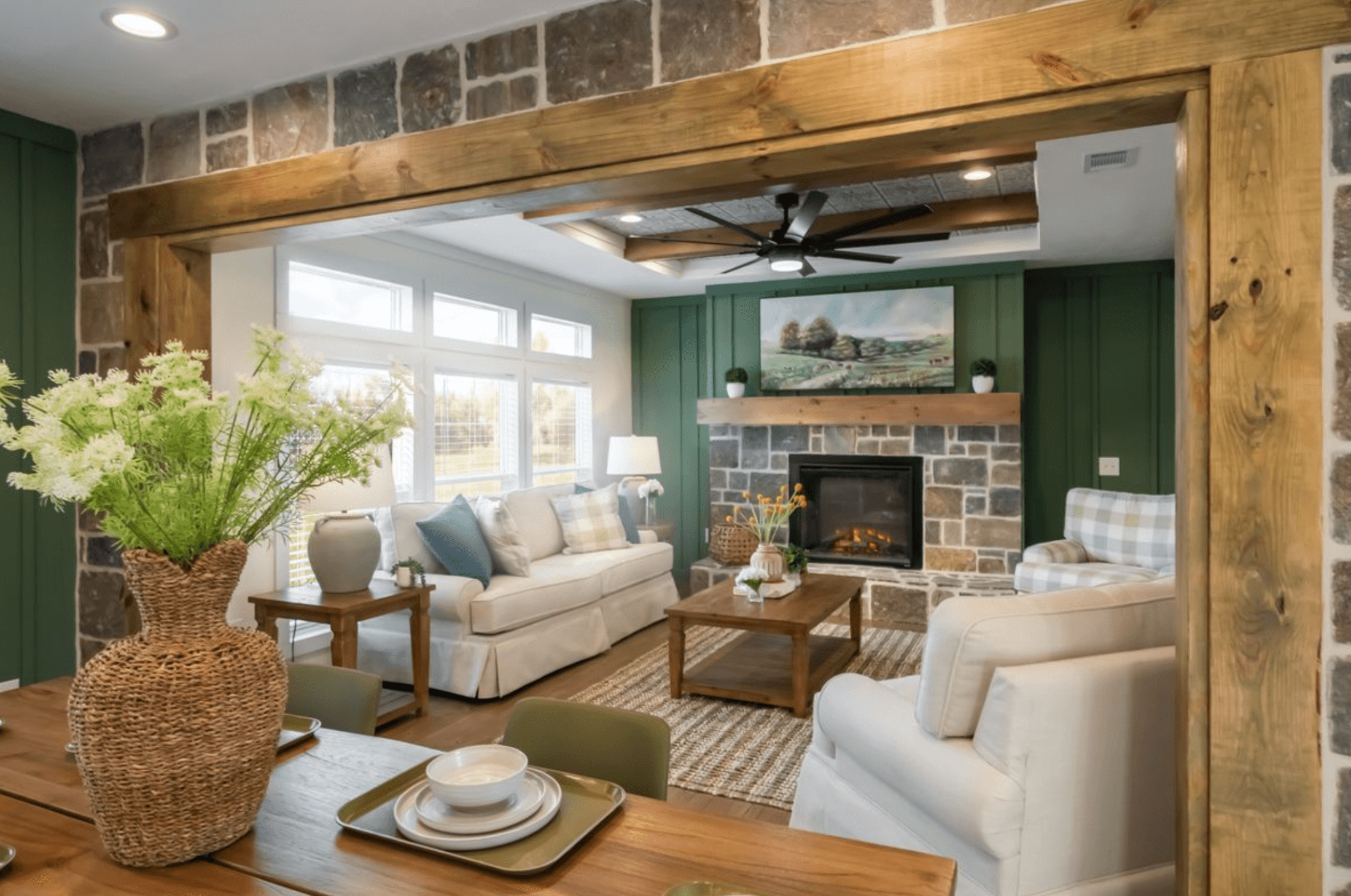 The rocking chair interior home features