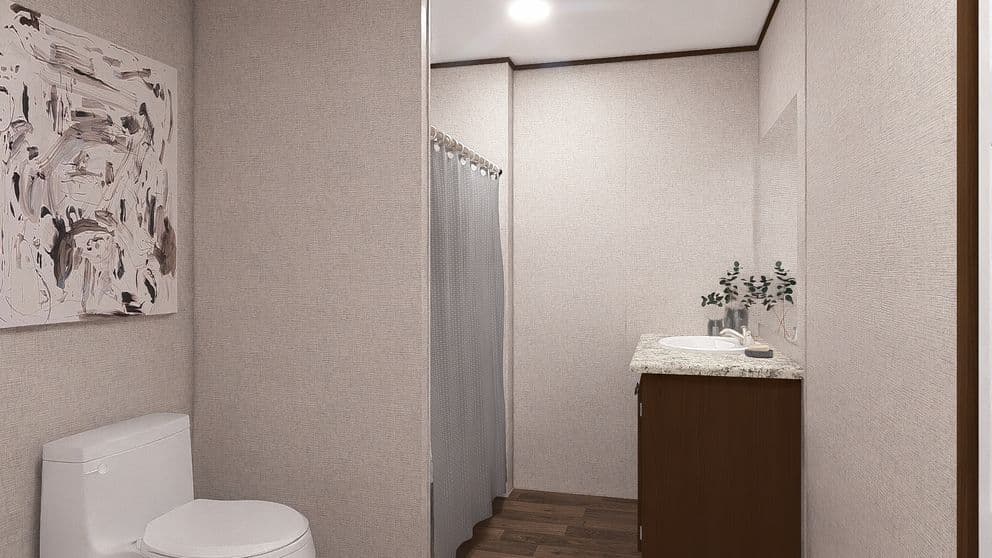 Cedar bathroom home features