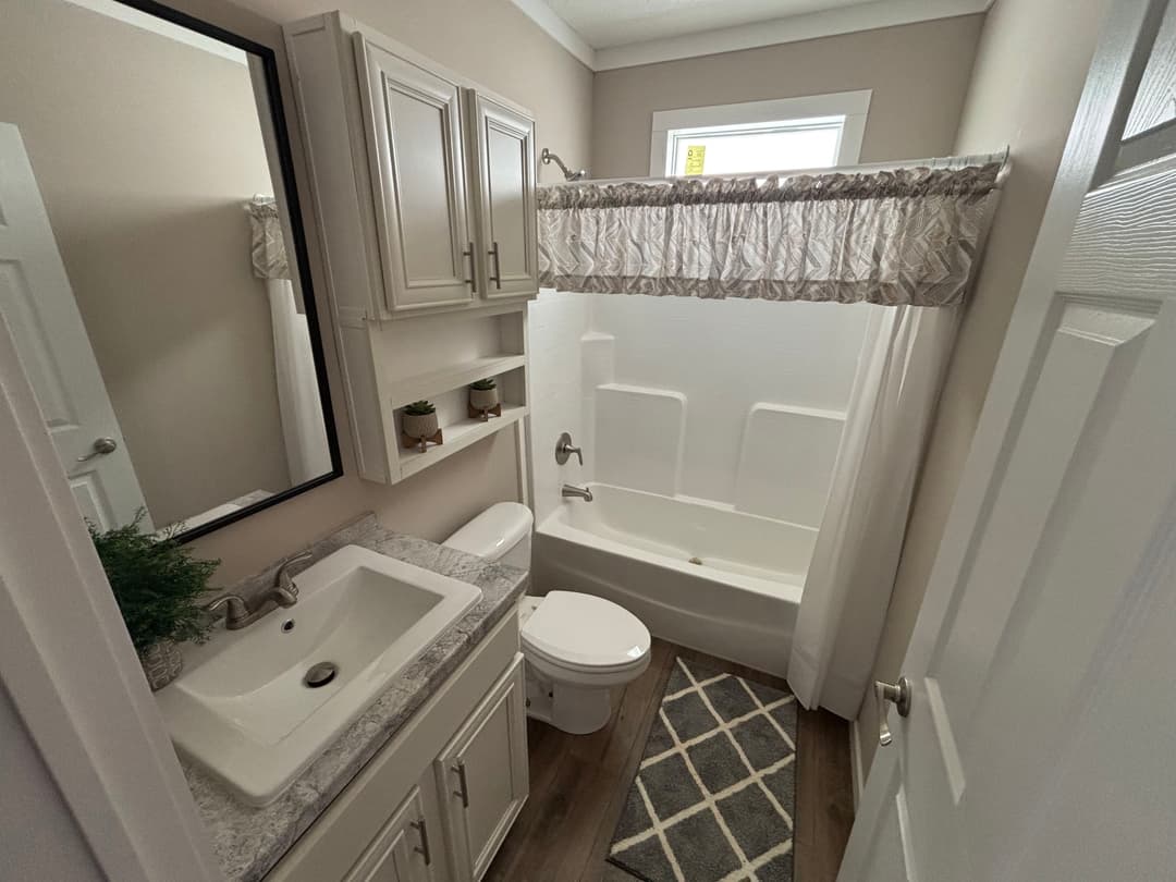 The jefferson bathroom home features