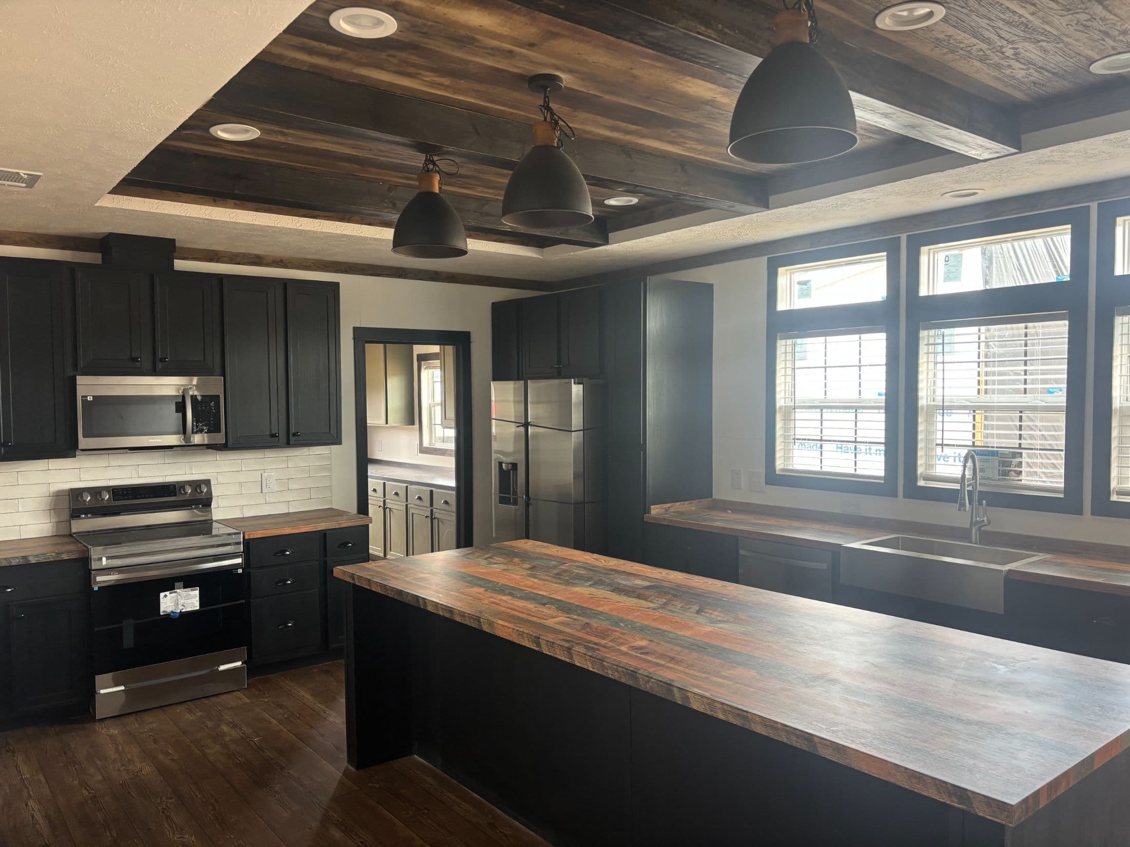 The mill house kitchen home features