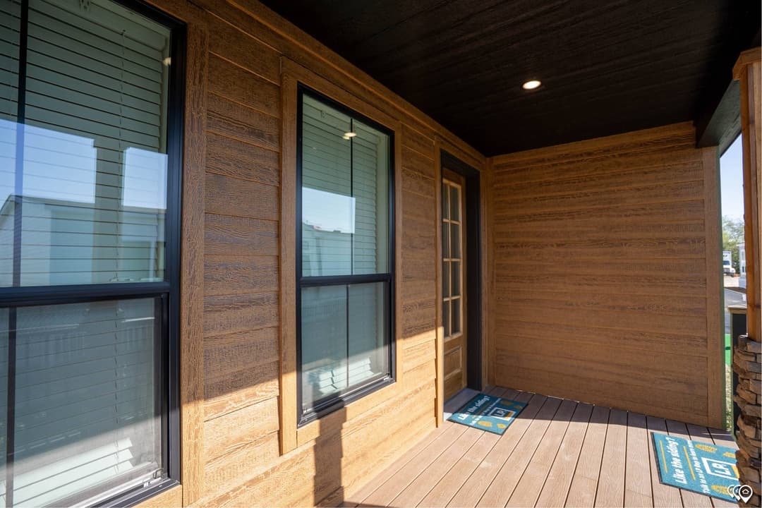 The piney branch elevation and exterior home features