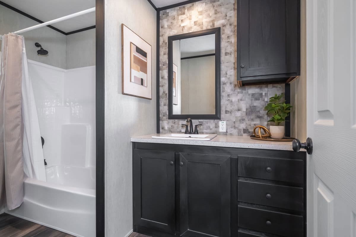 The dark nova bathroom home features