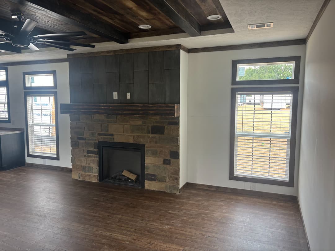 The mill house interior home features