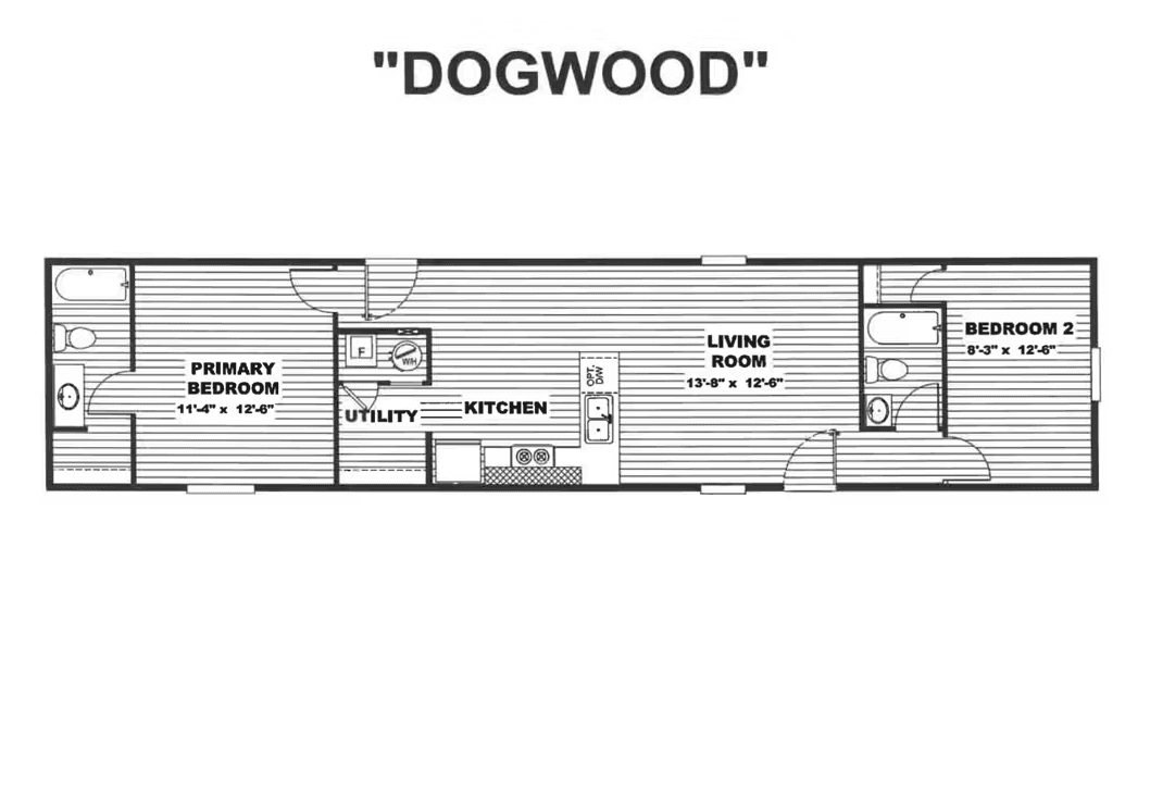Dogwood floor plan home features