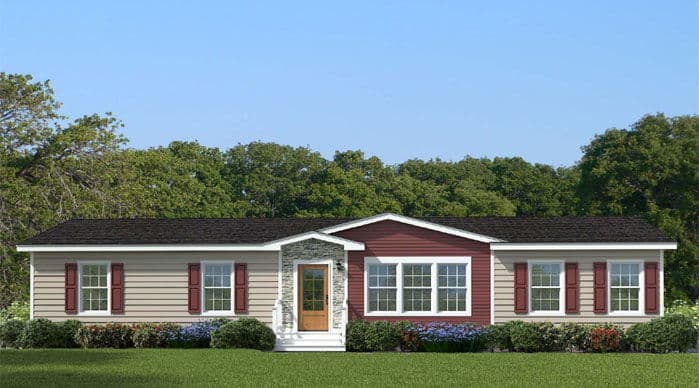 Adams hero, elevation, and exterior home features