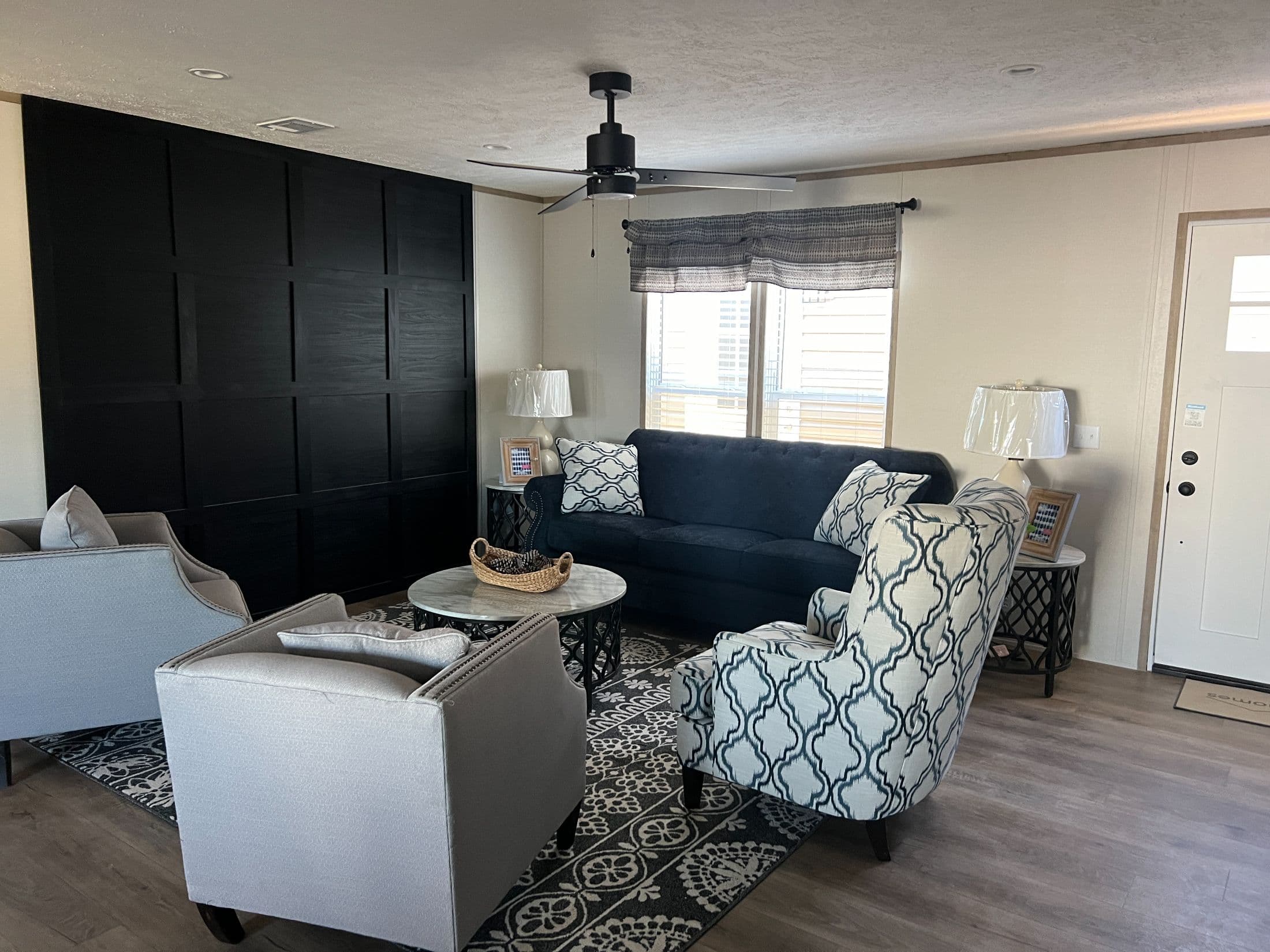 The bayside interior home features