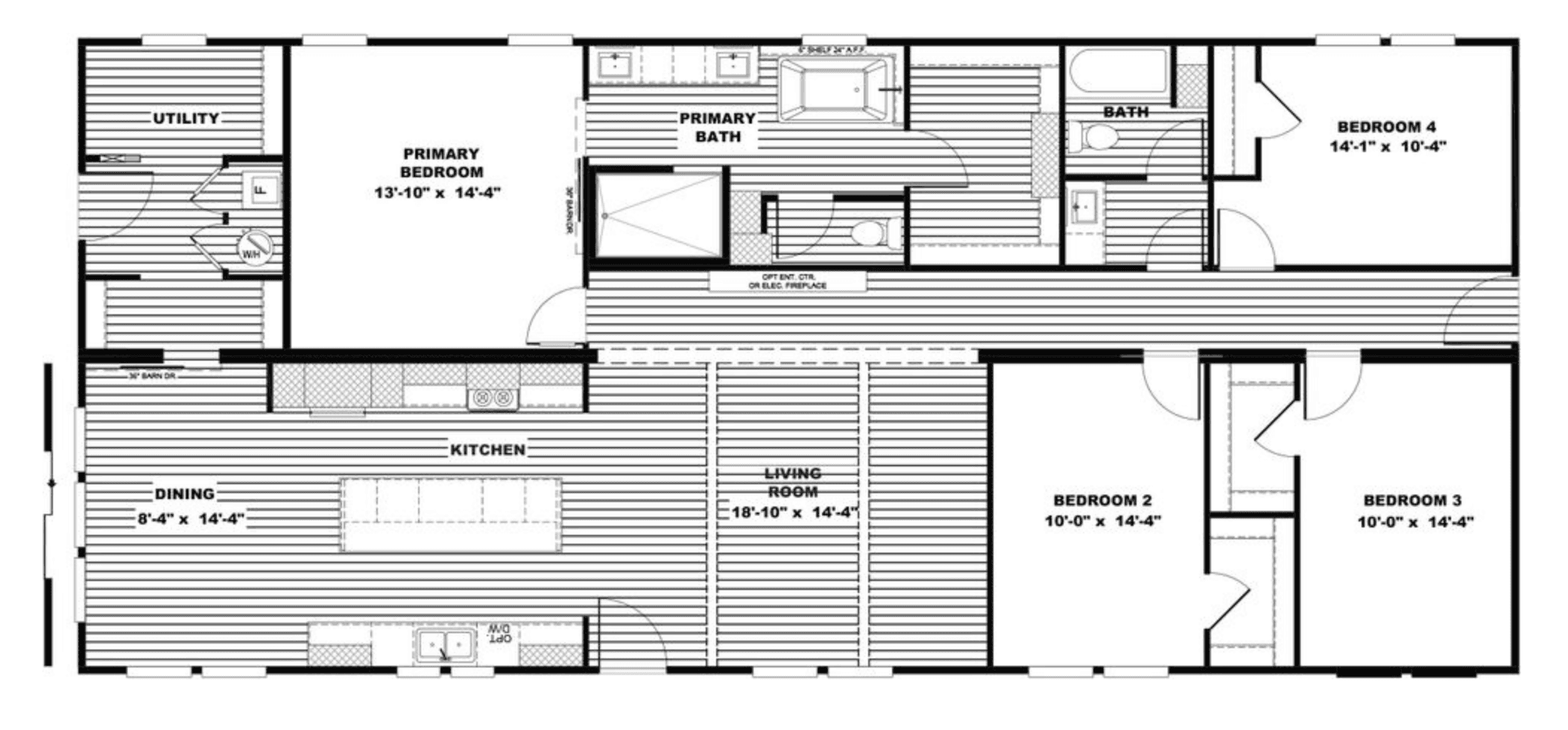 Boujee premier floor plan home features