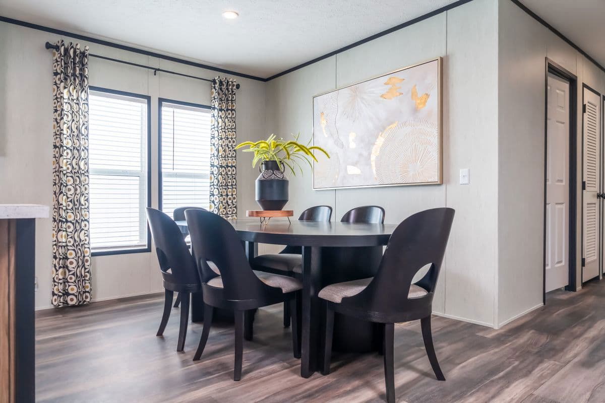 The dark nova interior home features