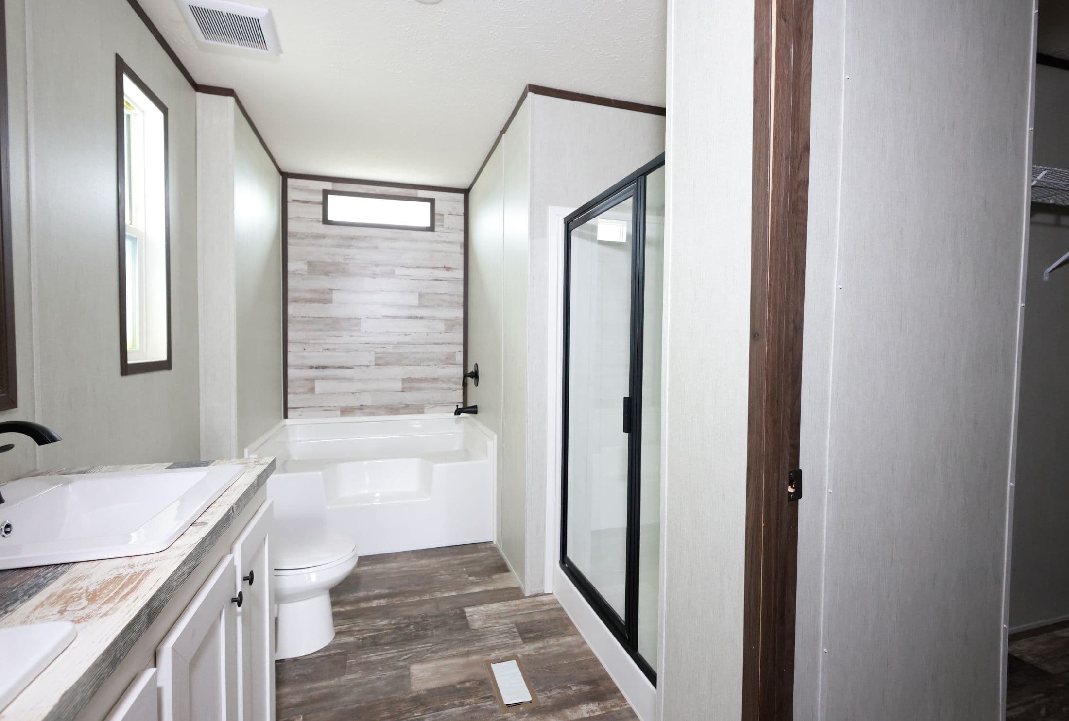 The park place bathroom home features
