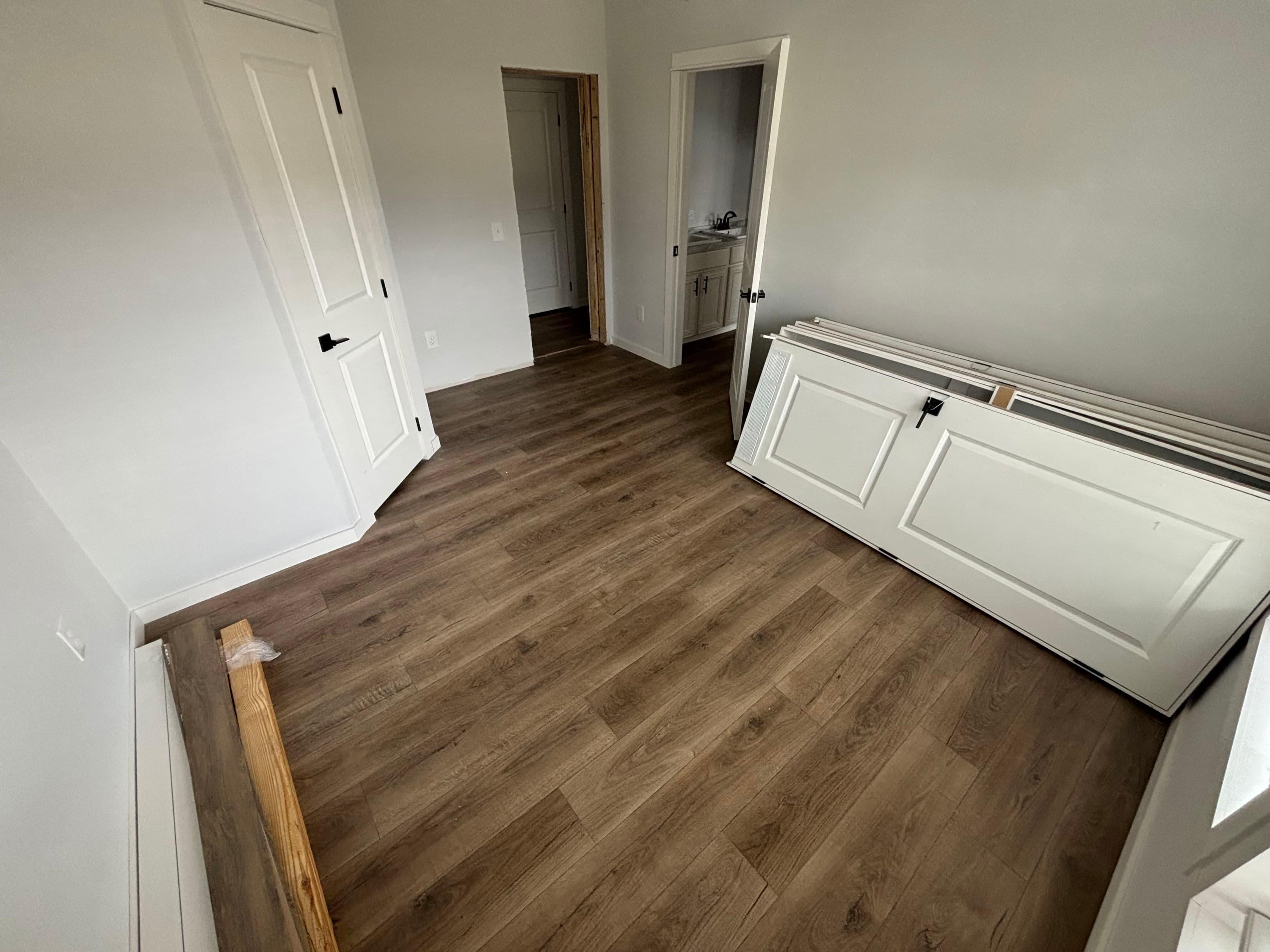 The magnolia bedroom home features