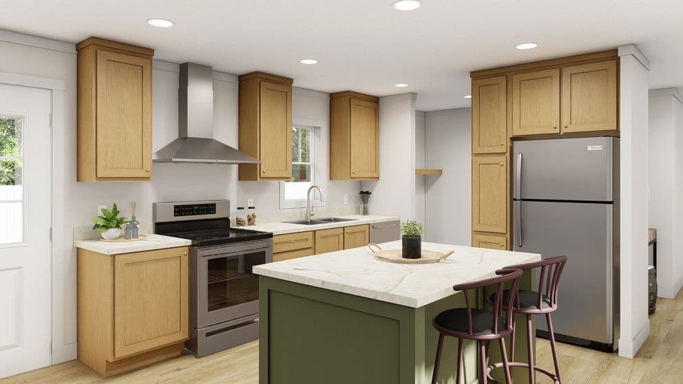 Walk the line kitchen home features