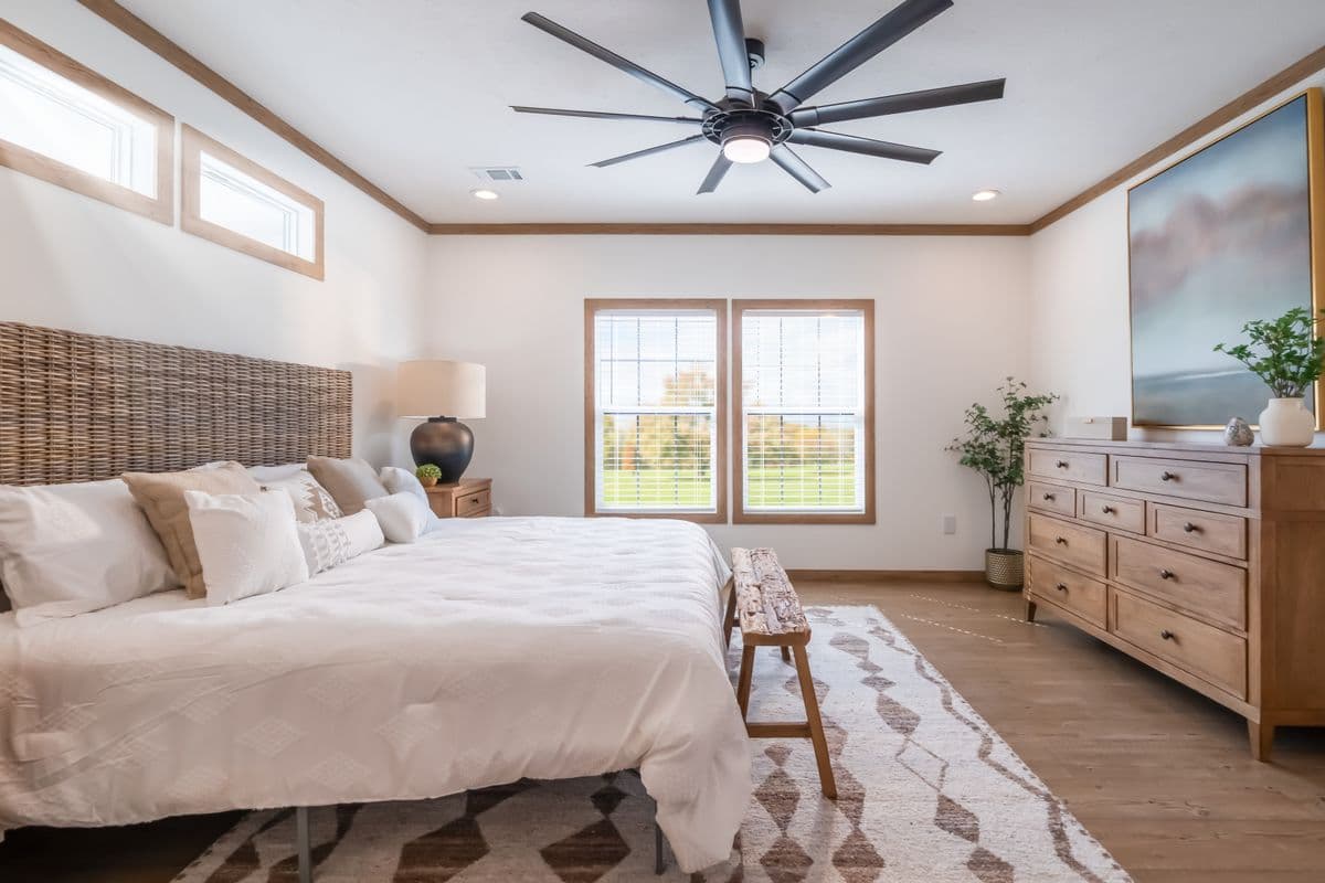 The reed bedroom home features