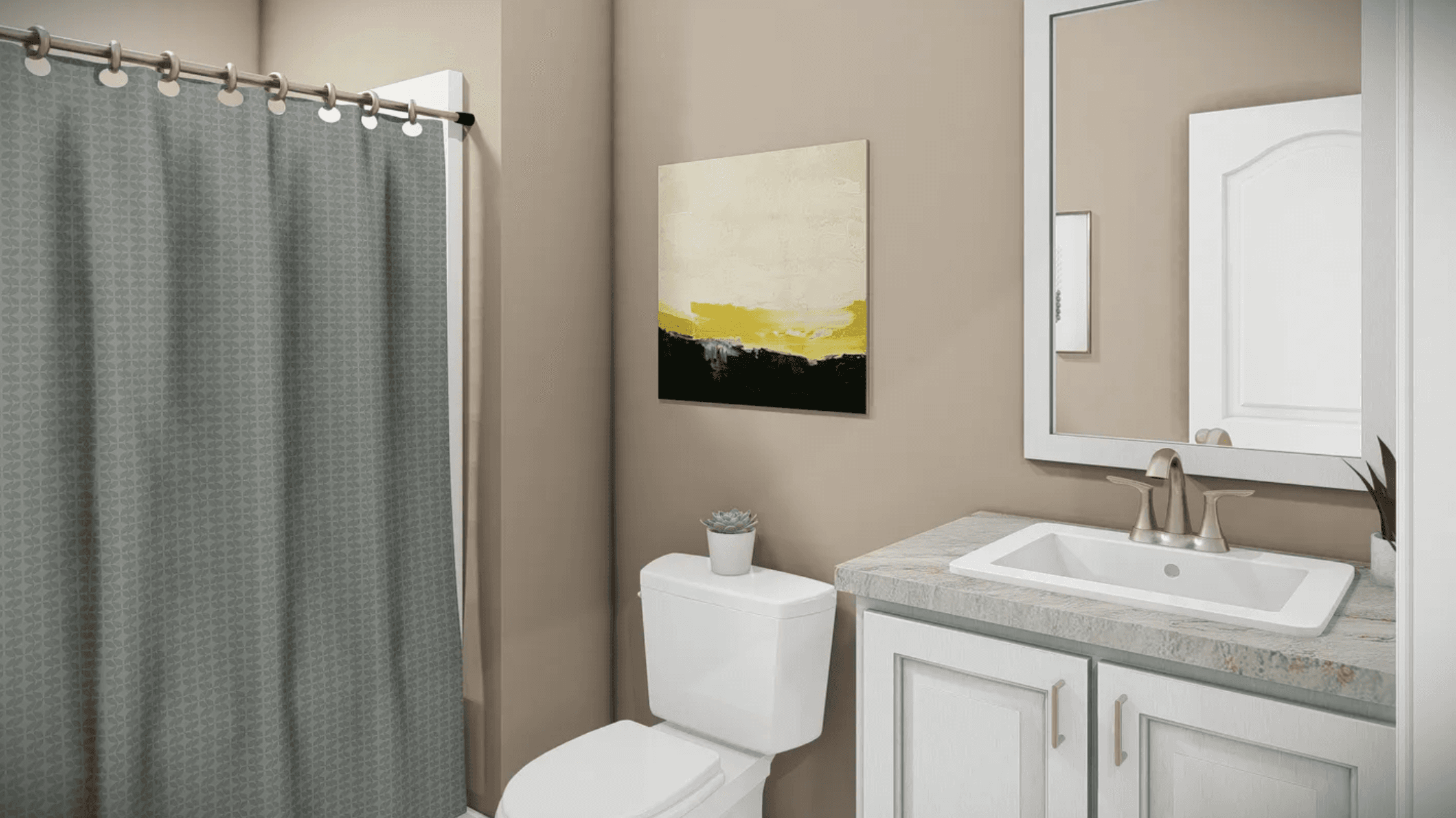 The bandon bathroom home features