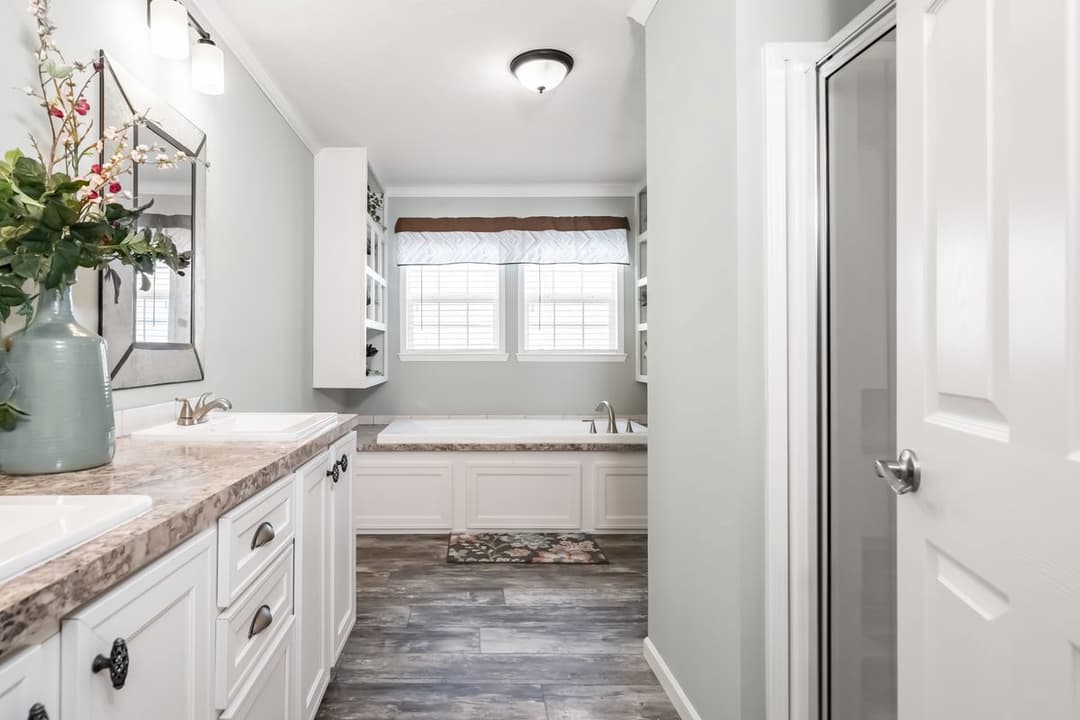 The jefferson bathroom home features