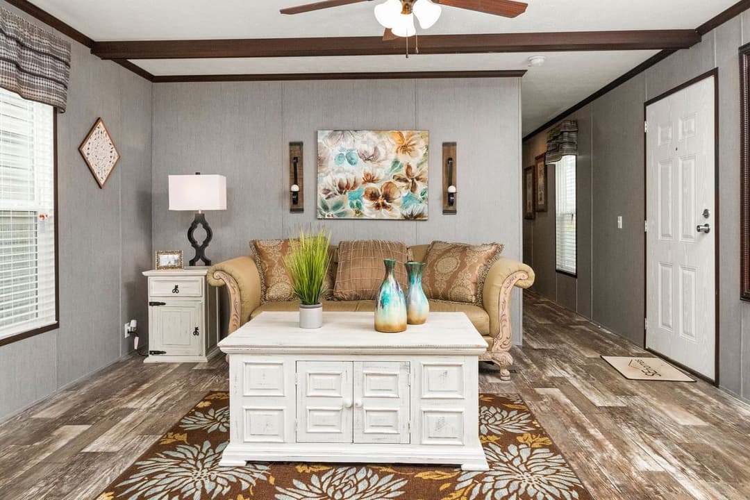 The seaside 1200 interior home features