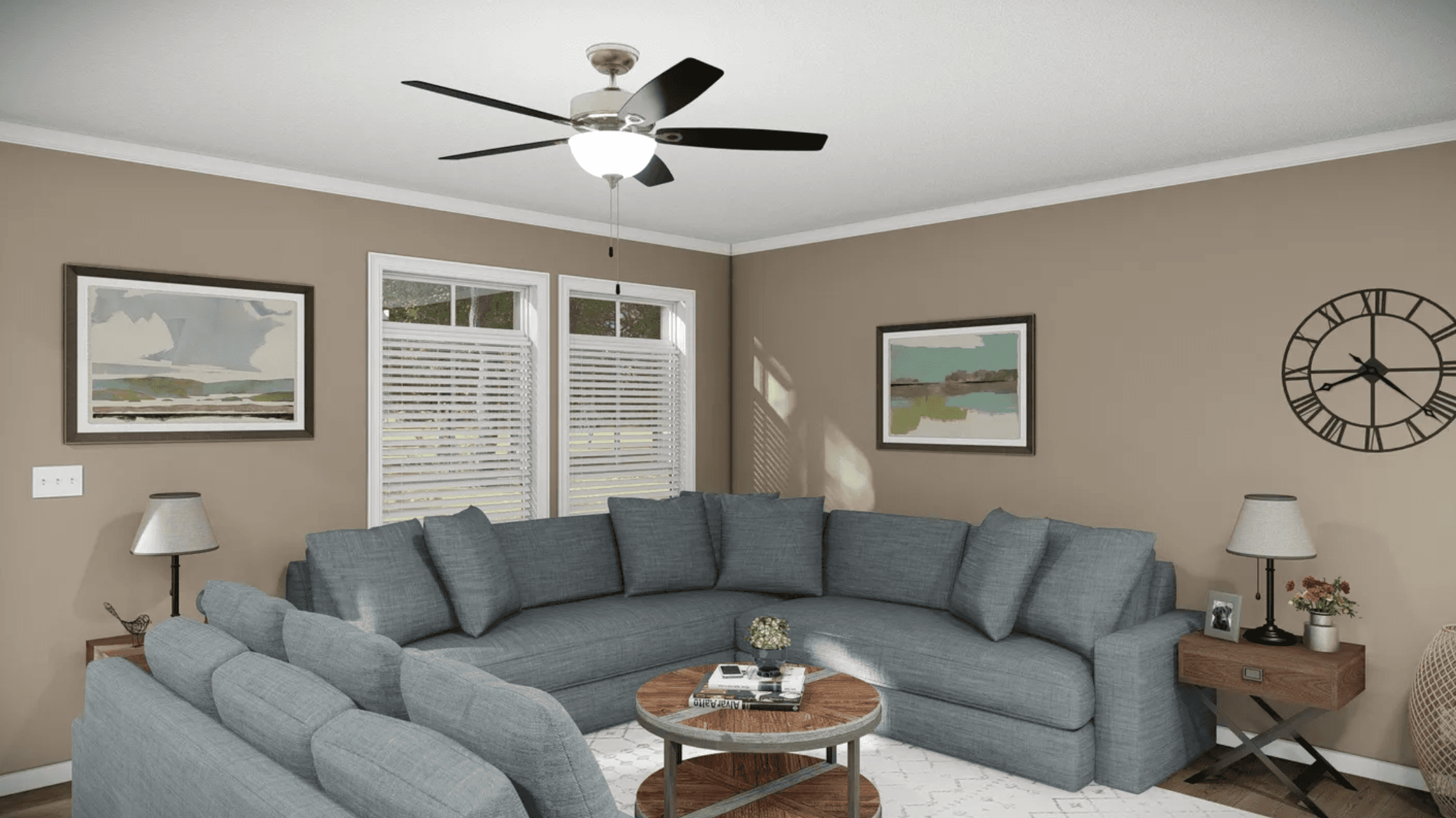 The bandon interior home features